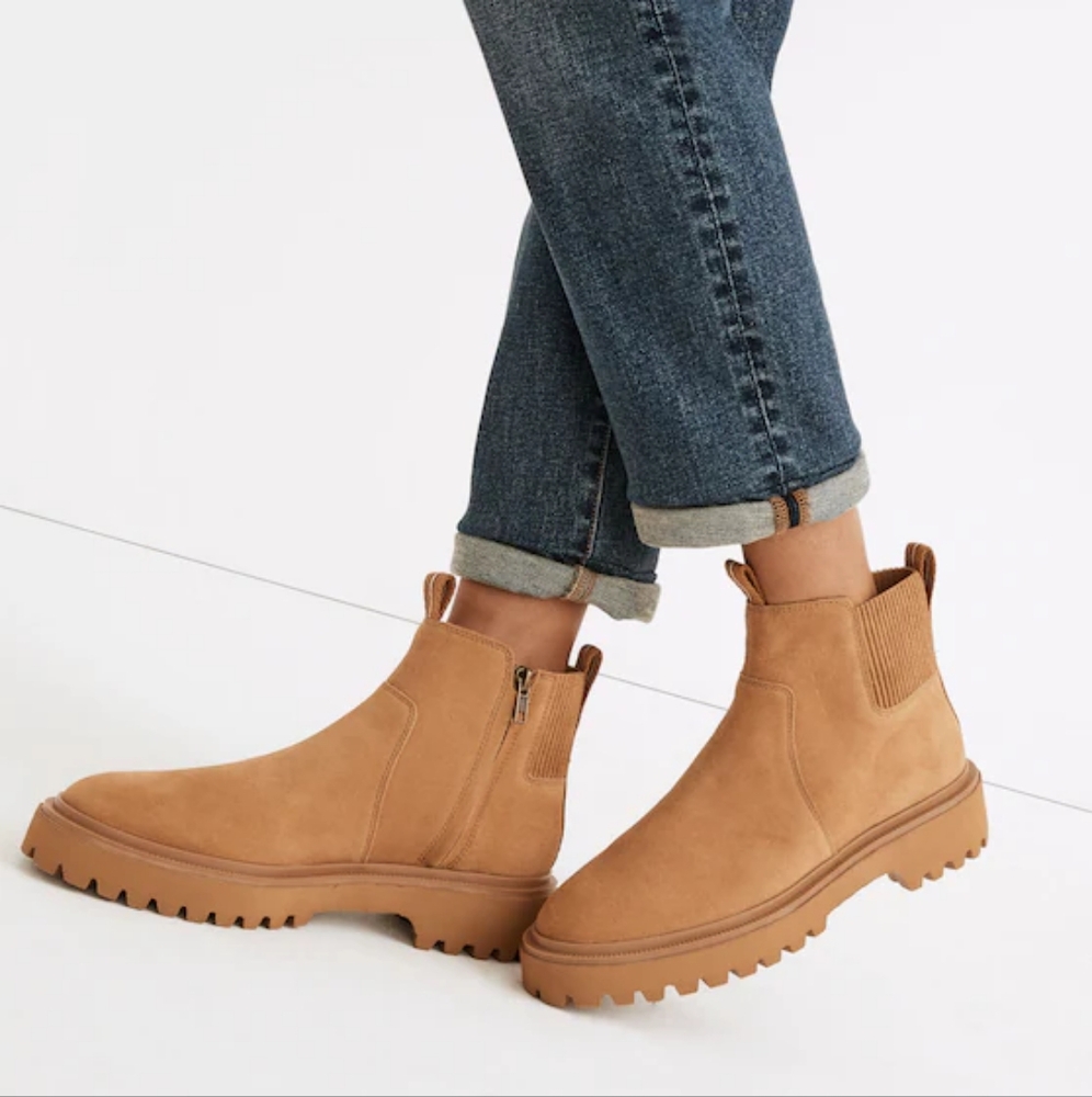 Madewell Henry Lugsole Boot in Suede